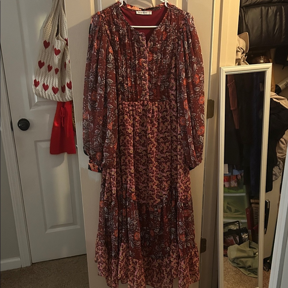Boutique Multi-Pattern Dress